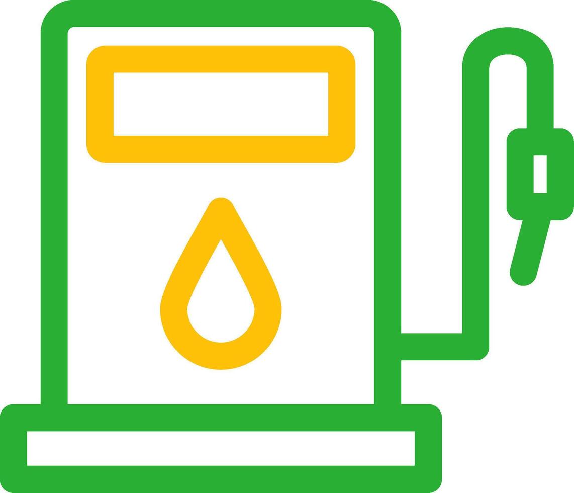 diseño de icono creativo de combustible vector