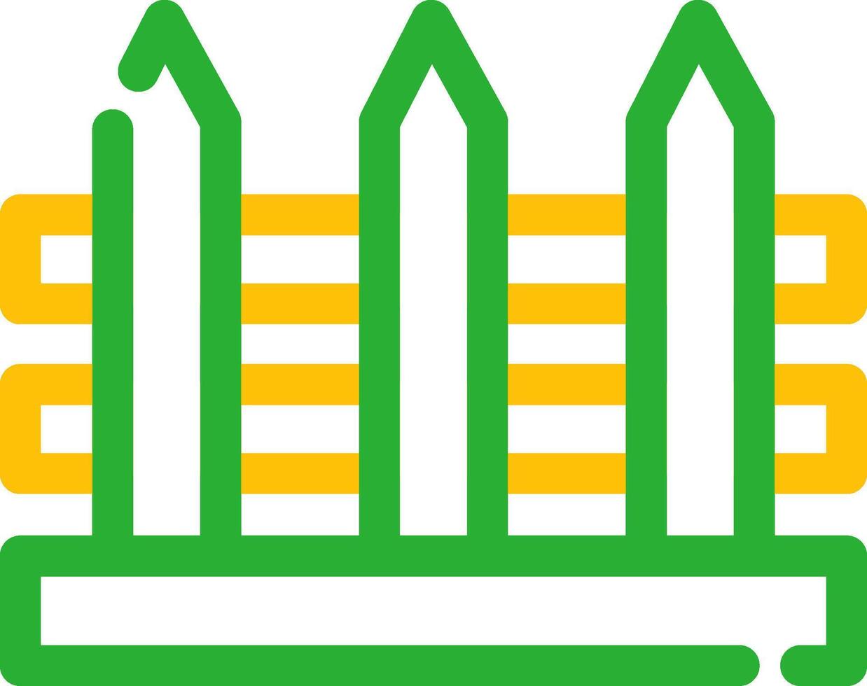 Fence Creative Icon Design vector