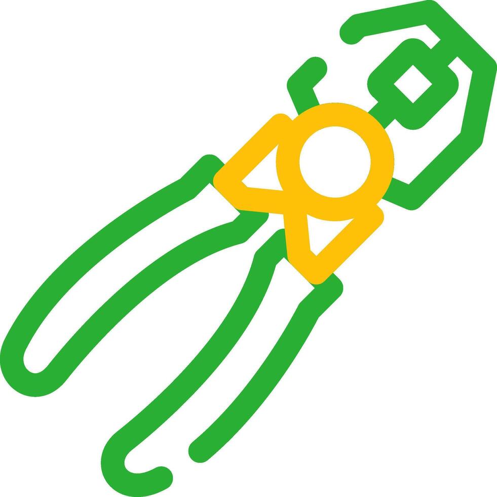 Joint Pliers Creative Icon Design vector