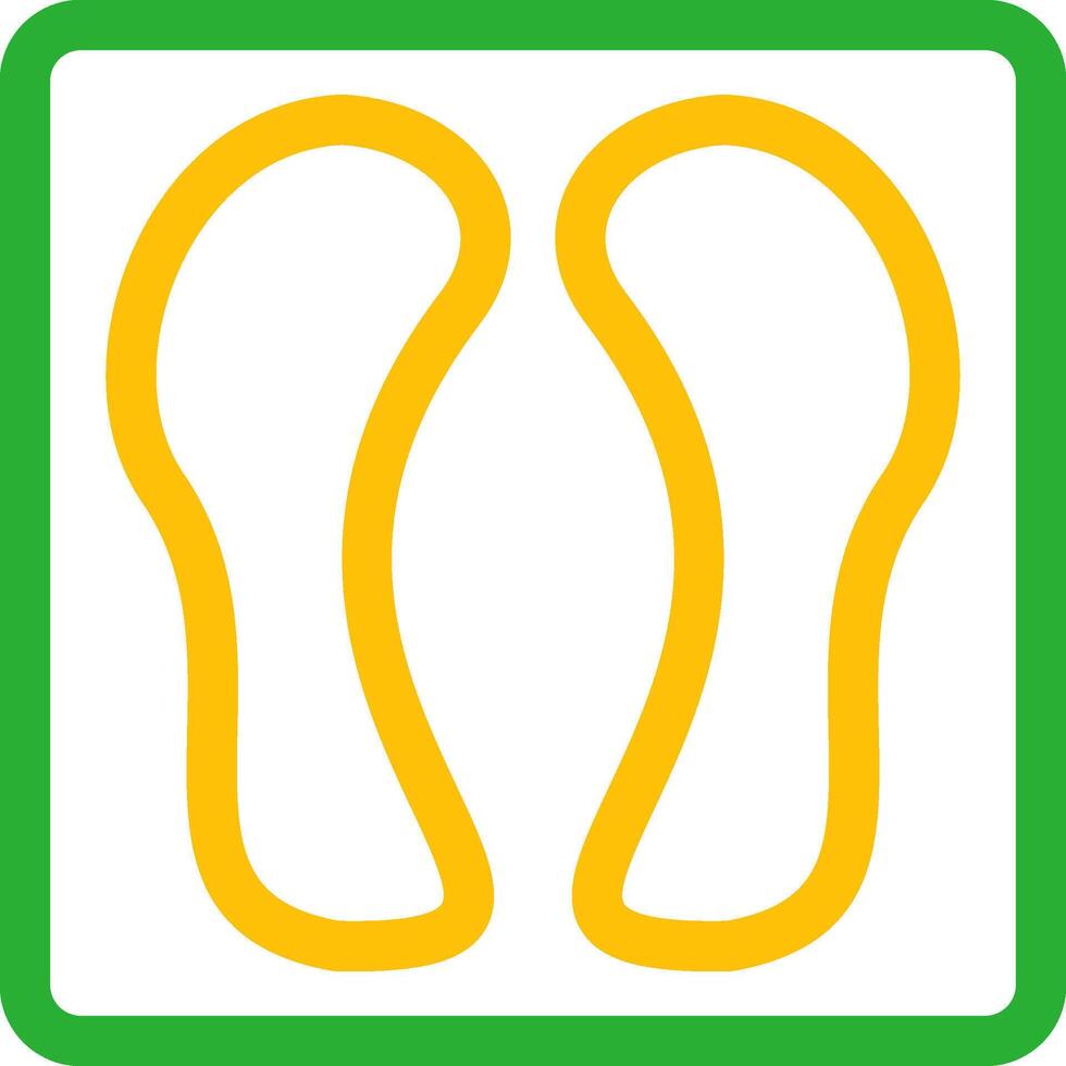 Footprint Creative Icon Design vector