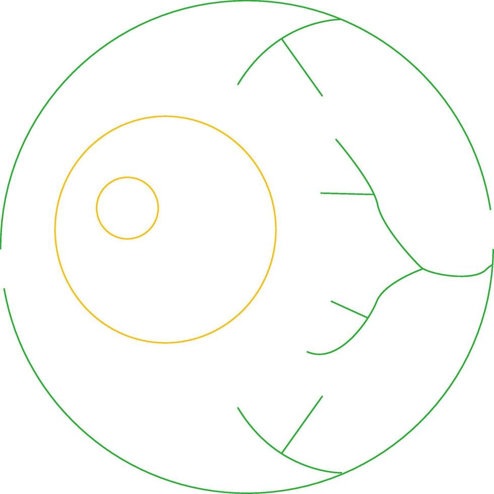 Eyeball Creative Icon Design vector