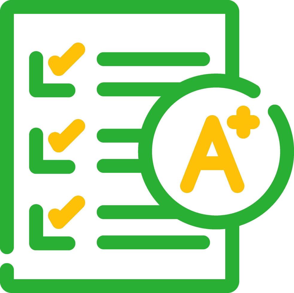 Grades Creative Icon Design vector