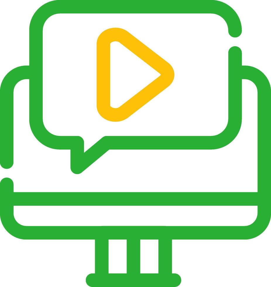 Video Tutorial Creative Icon Design vector