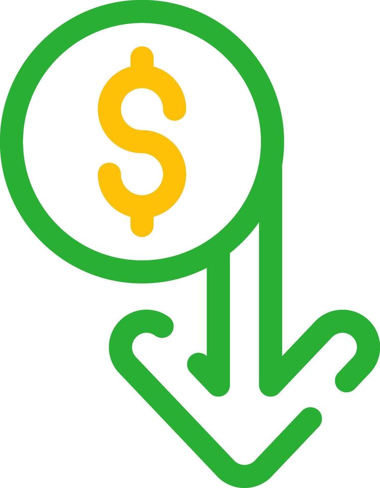 Capitalized Cost Reduction Creative Icon Design vector