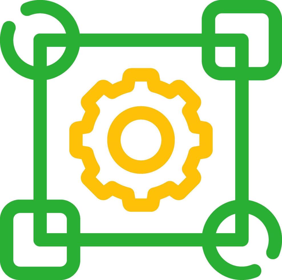 Pattern System Creative Icon Design vector