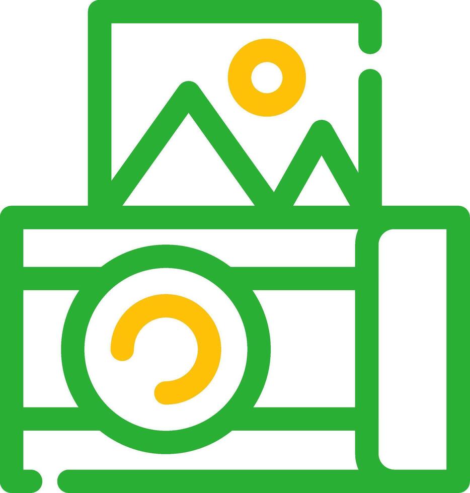 Instant Camera Creative Icon Design vector