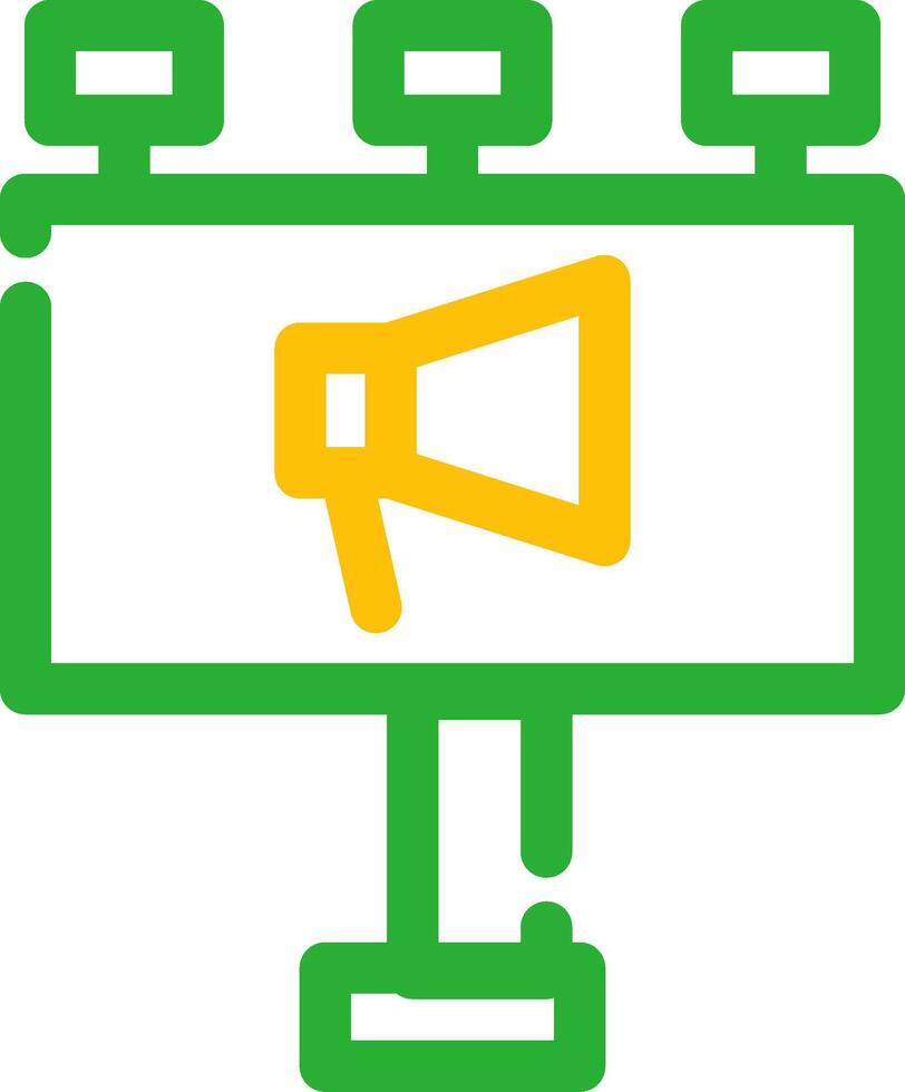 Billboard Creative Icon Design vector