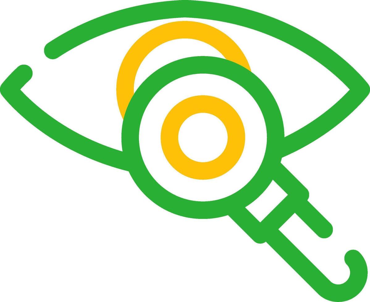 Eye Test Creative Icon Design vector