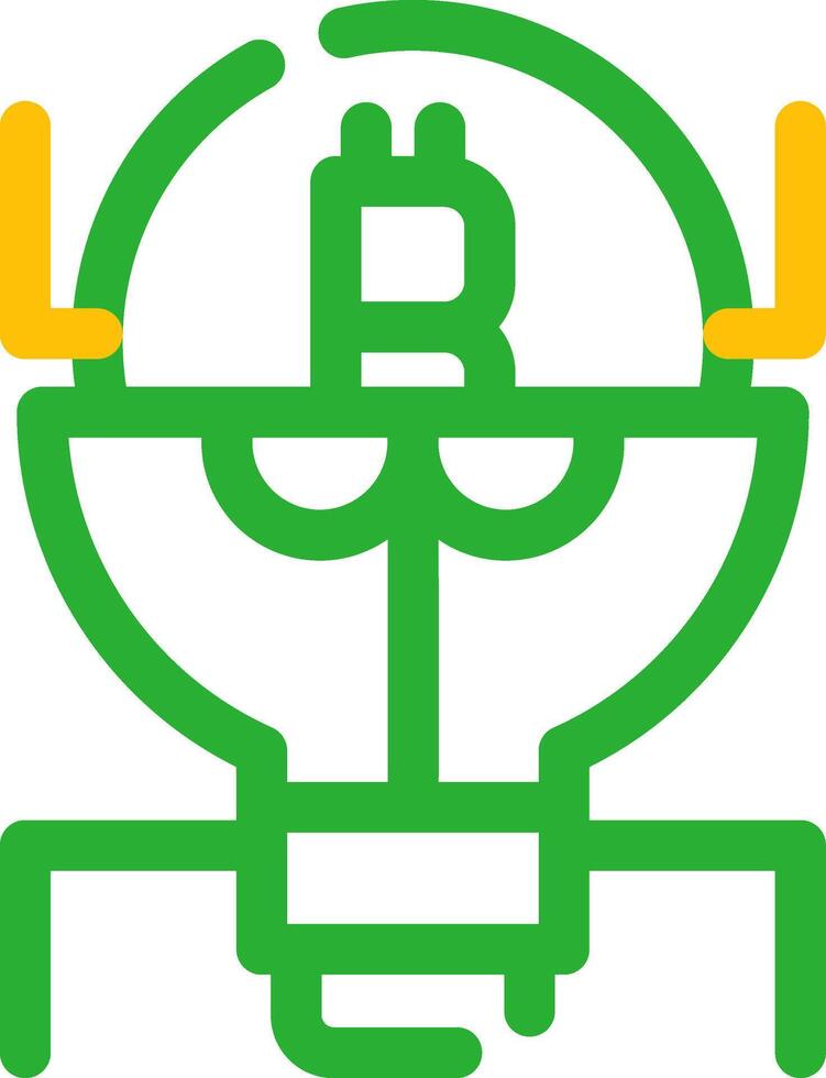 Cryptocurrency Creative Icon Design vector