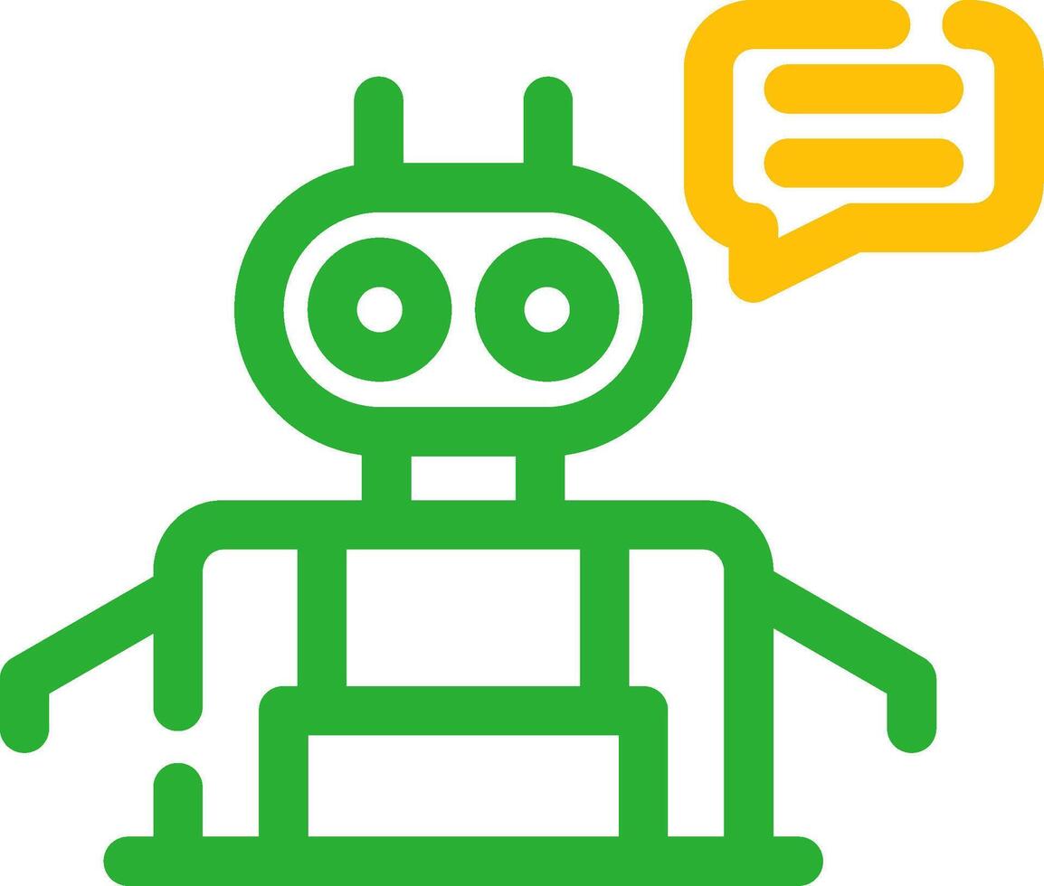 Chatbot Creative Icon Design vector