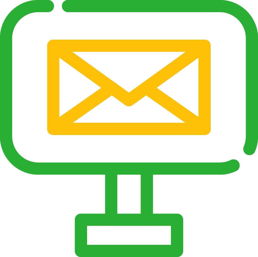 Digital Email Creative Icon Design vector