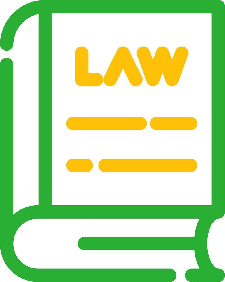 Law Book Creative Icon Design vector