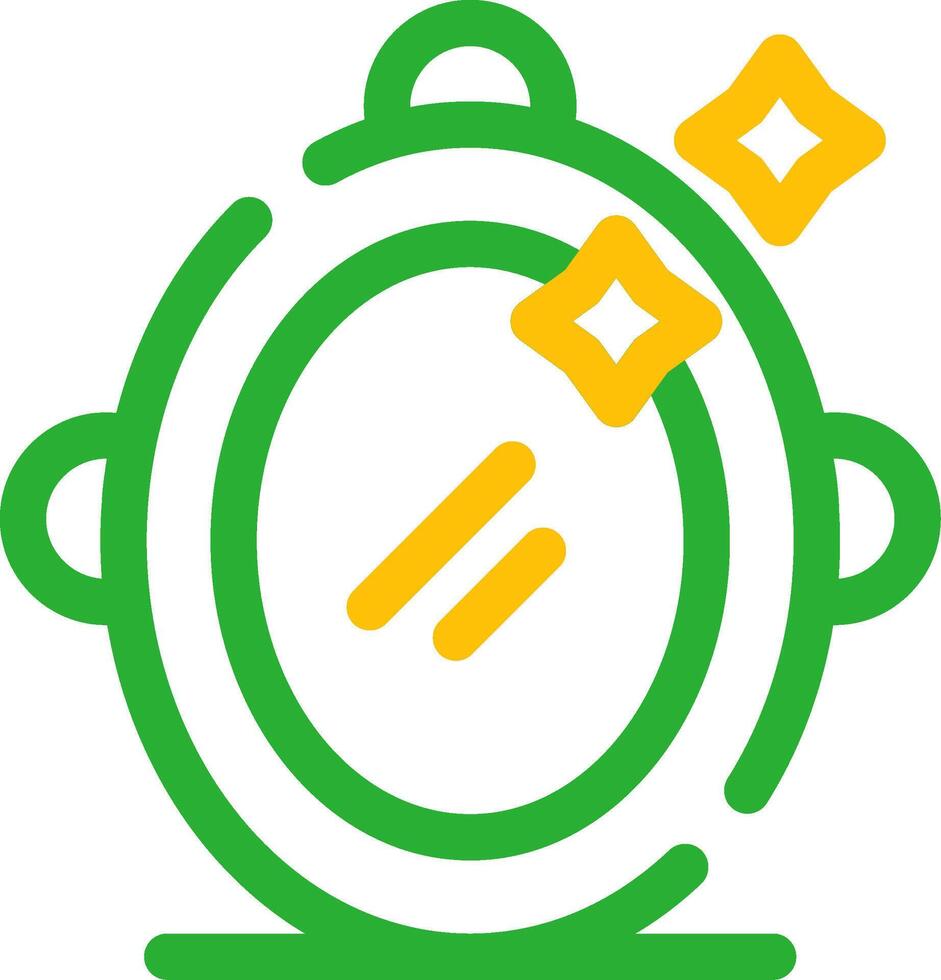 Magic Mirror Creative Icon Design vector