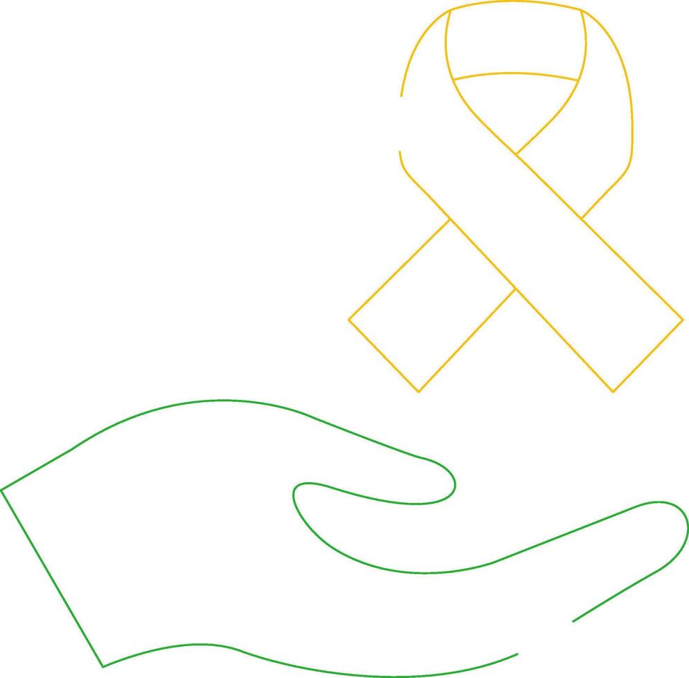 Cancer Diagnosis Creative Icon Design vector