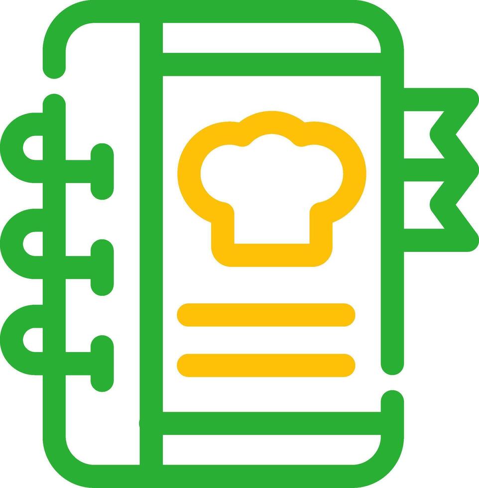 Recipe Book Creative Icon Design vector