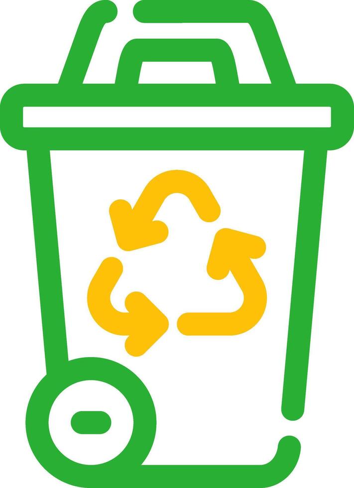 Recycling Bin Creative Icon Design vector
