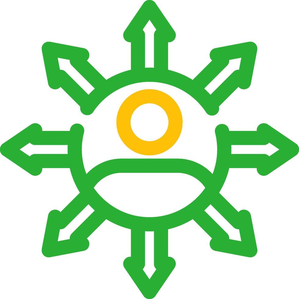 Influence Creative Icon Design vector