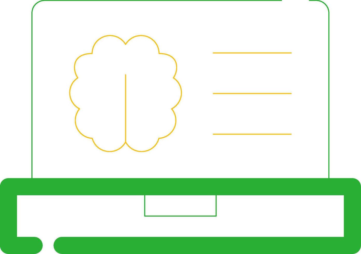 Laptop Creative Icon Design vector