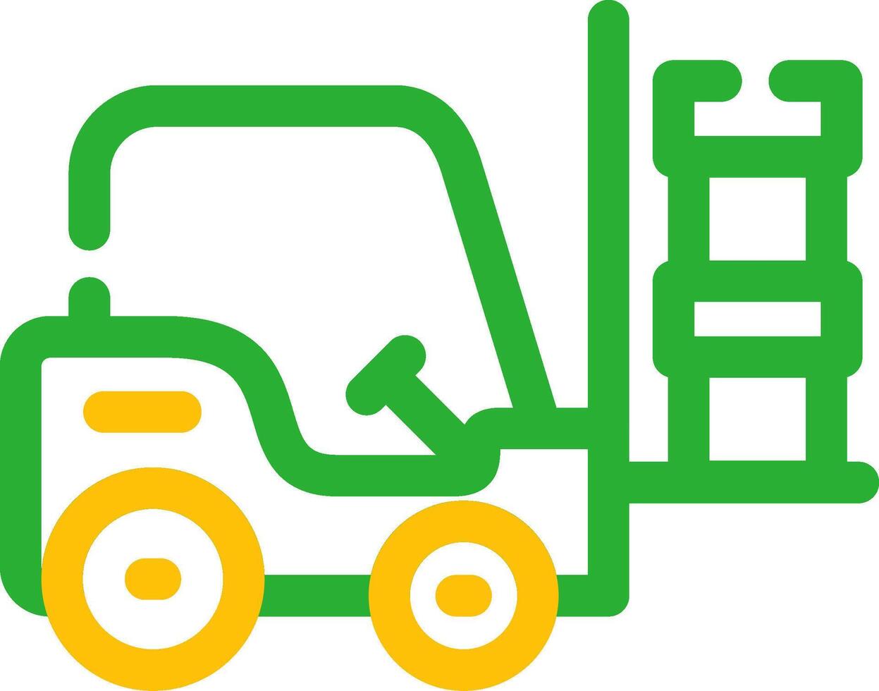 Forklift Creative Icon Design vector