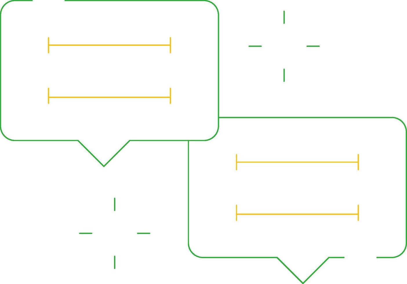 Conversation Creative Icon Design vector