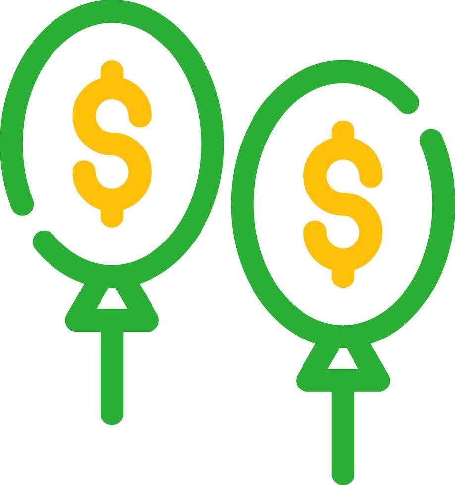 Balloon Payment Creative Icon Design vector