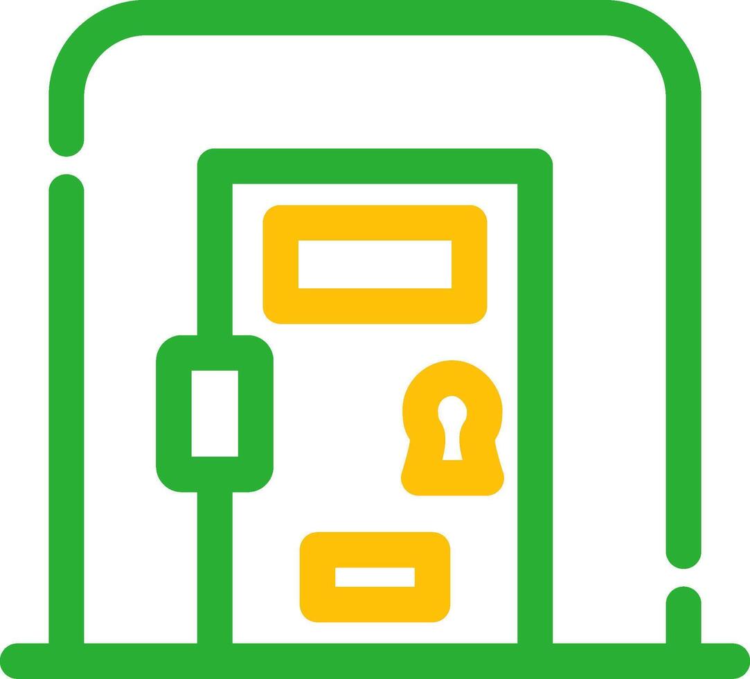 Door Creative Icon Design vector