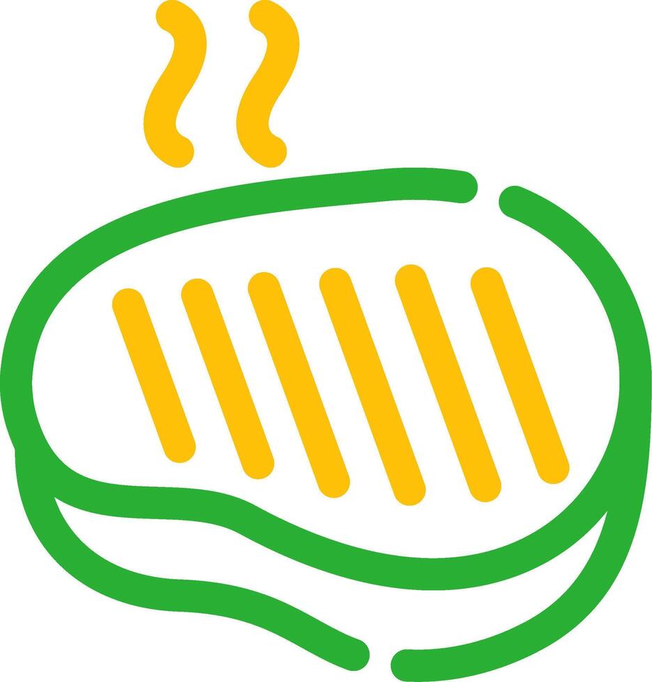 Steak Creative Icon Design vector