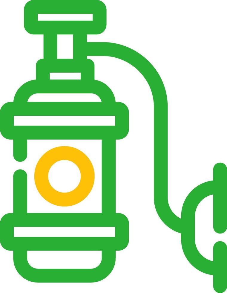 Oxygen Tank Creative Icon Design vector
