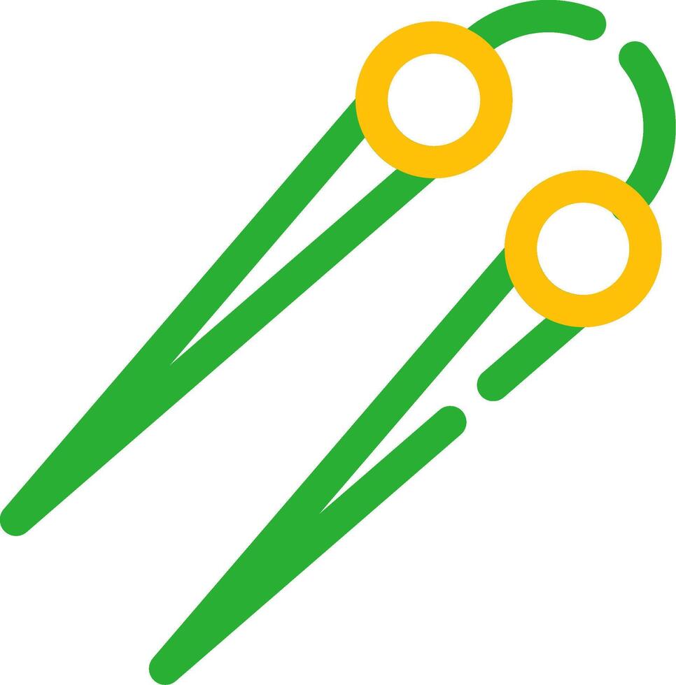 Knitting Needles Creative Icon Design vector