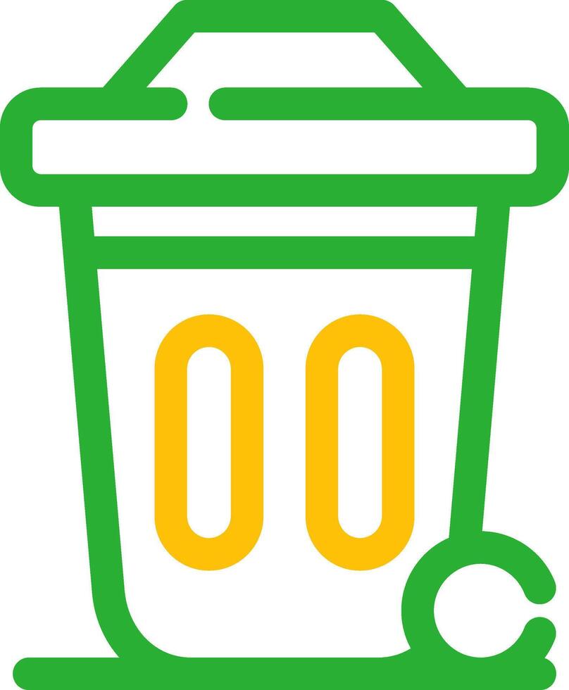 Dustbin Creative Icon Design vector