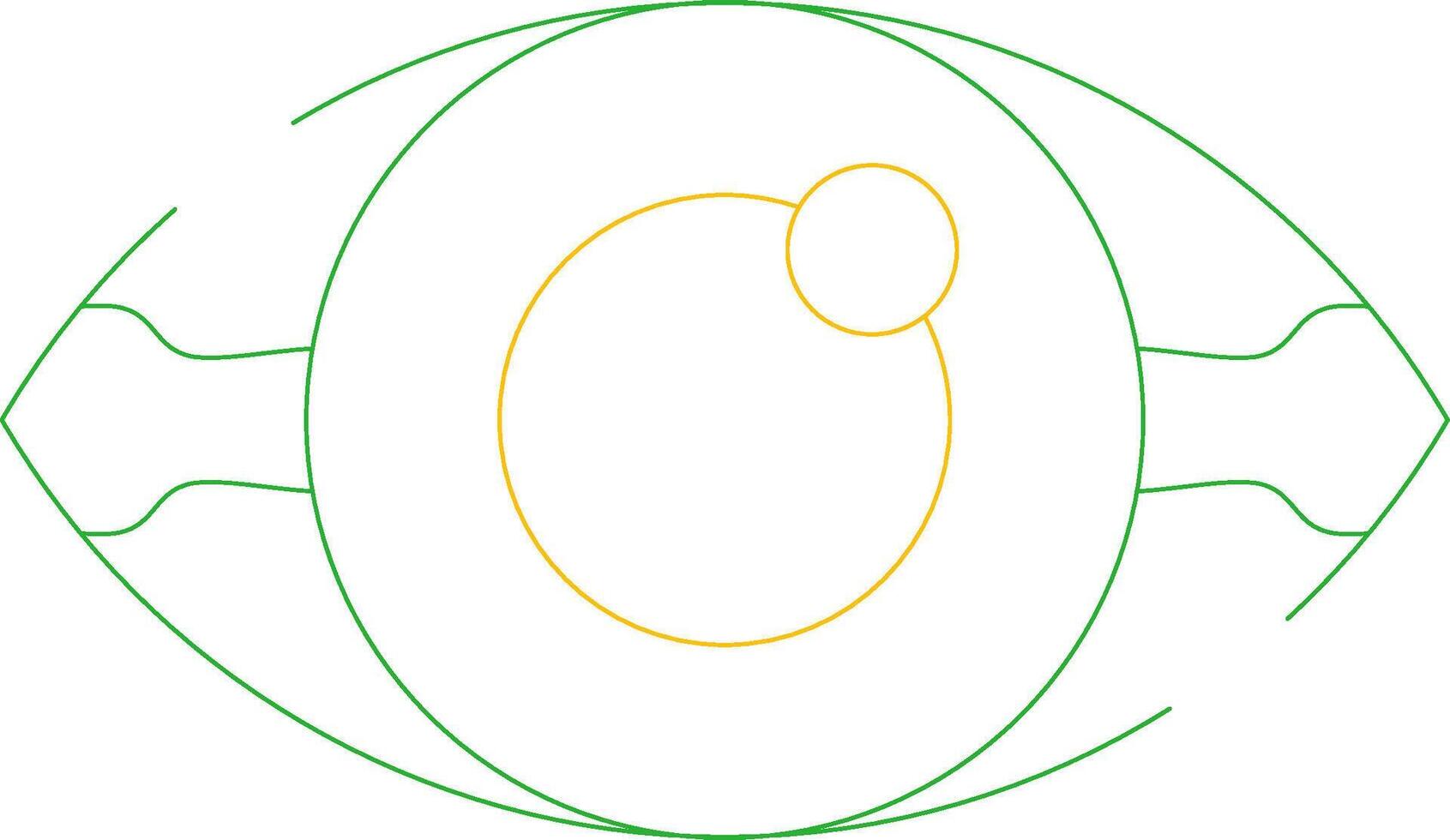 Cataract Creative Icon Design vector