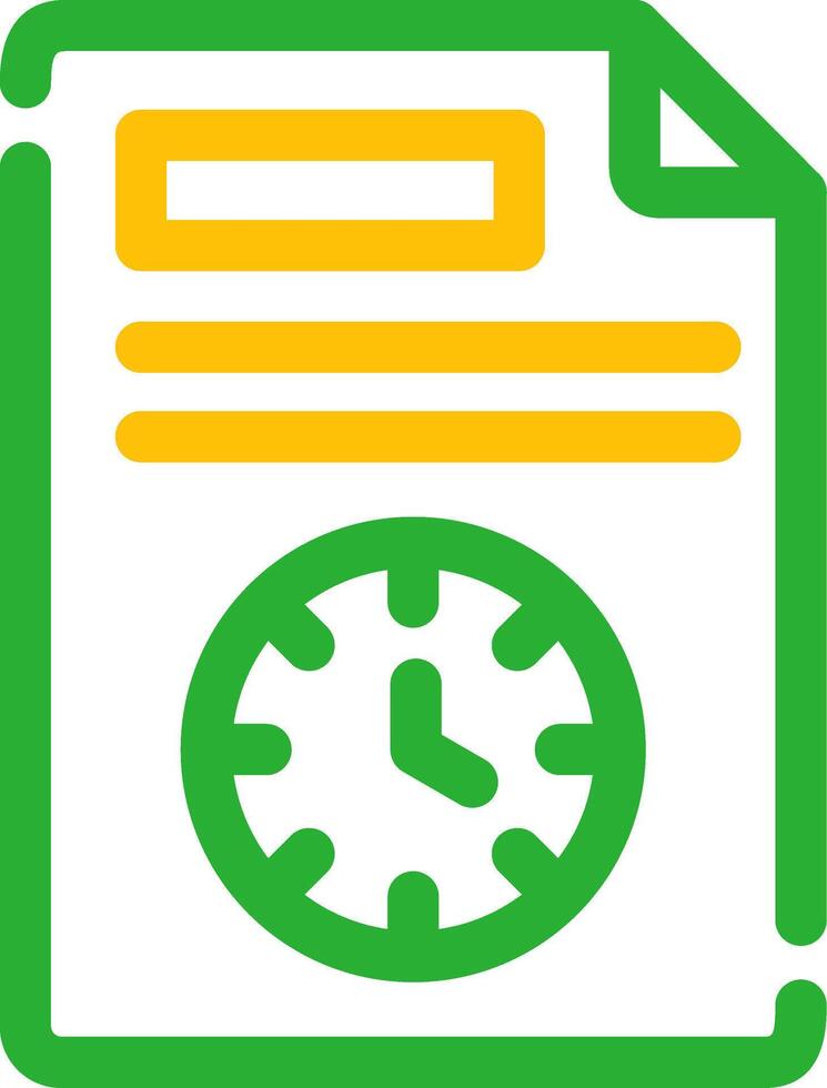 Schedule Creative Icon Design vector