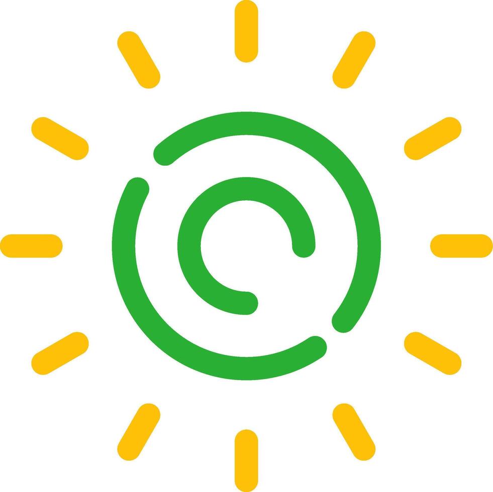 Sun Creative Icon Design vector