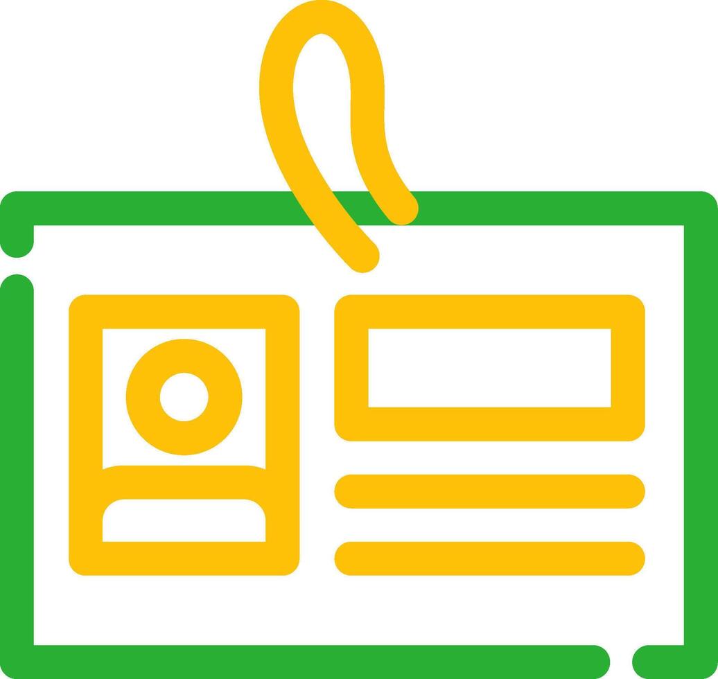 Student Card Creative Icon Design vector