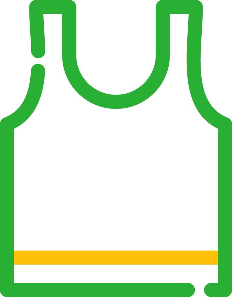 Tank Top Creative Icon Design vector