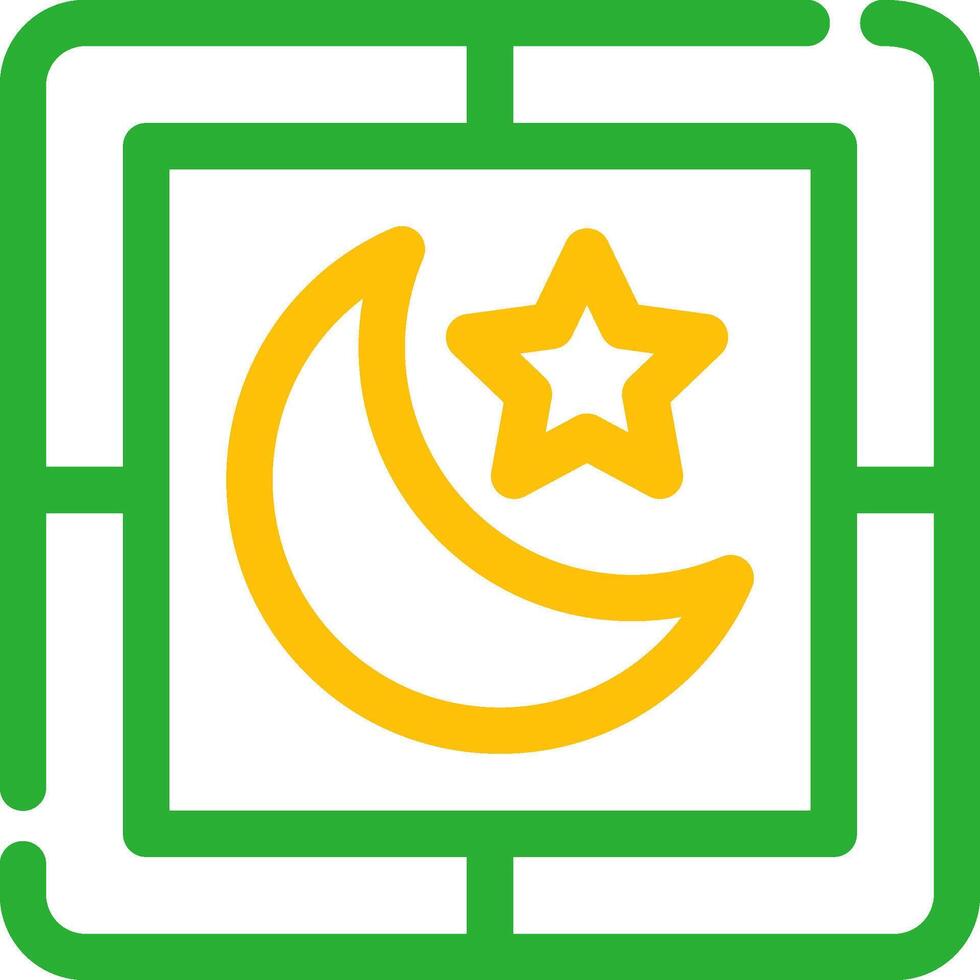 Night Creative Icon Design vector