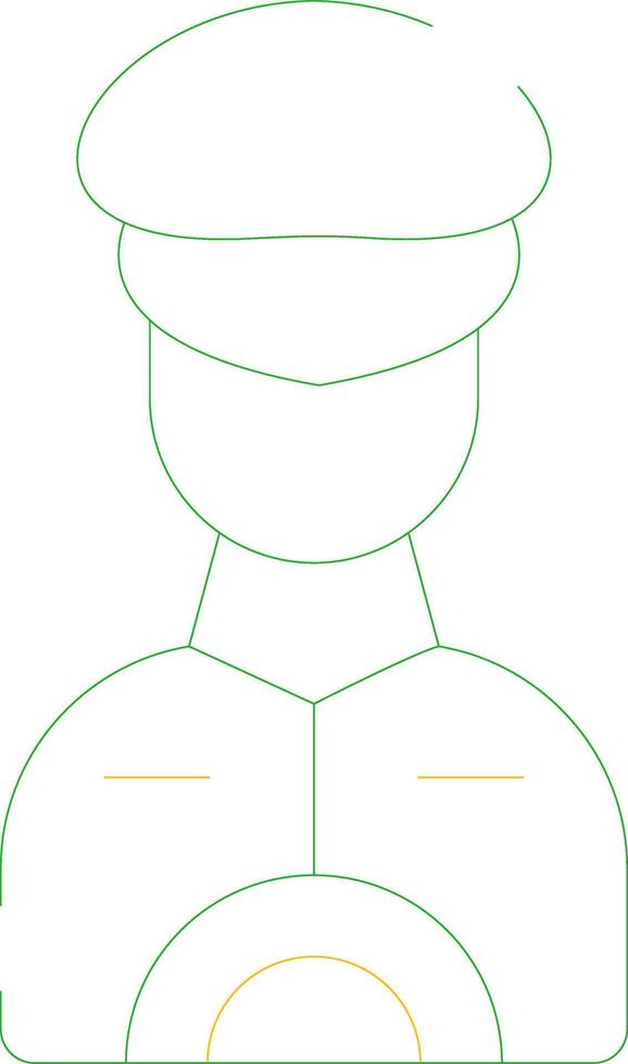 Captain Creative Icon Design vector