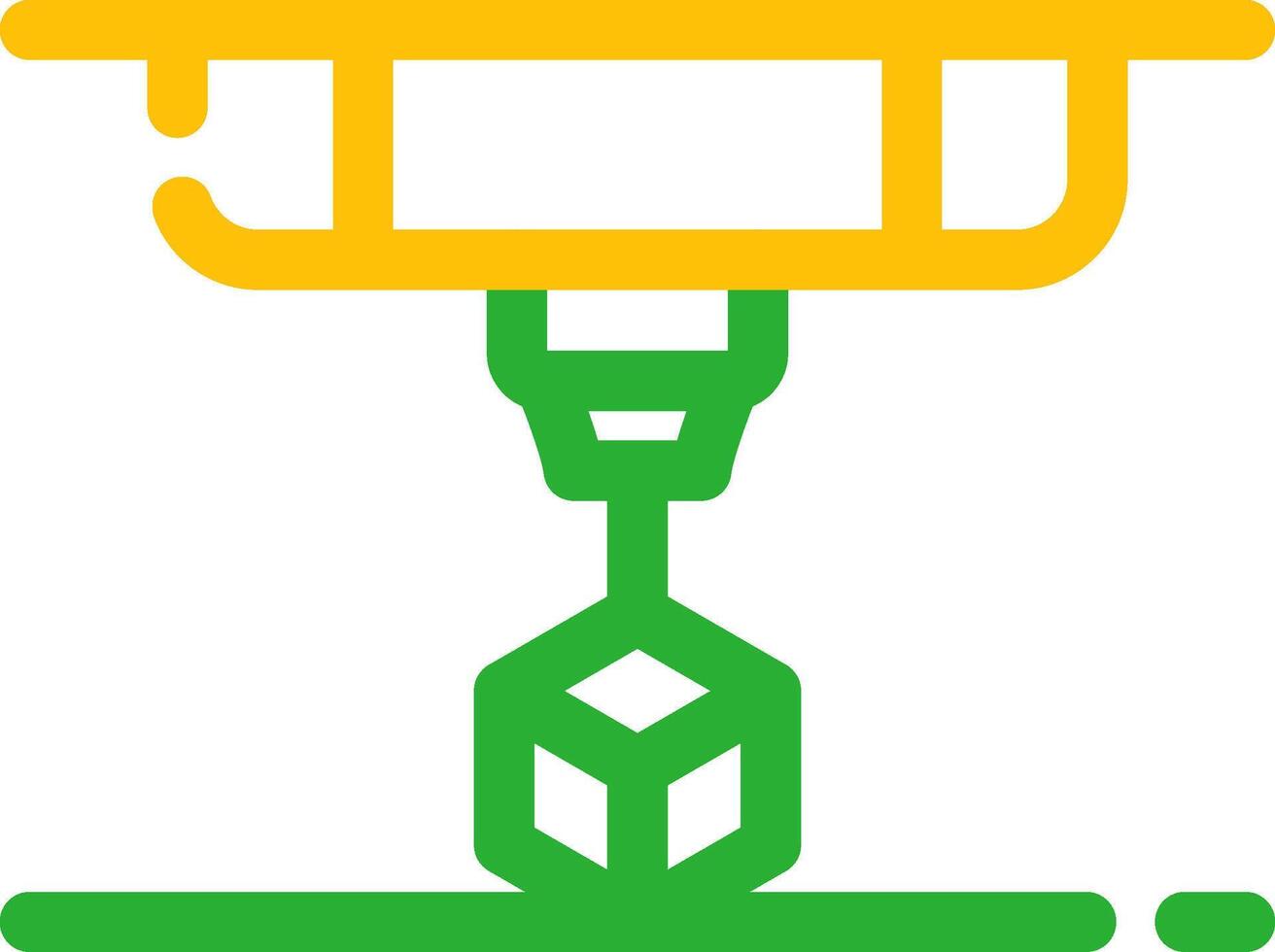 3D Printing Creative Icon Design vector