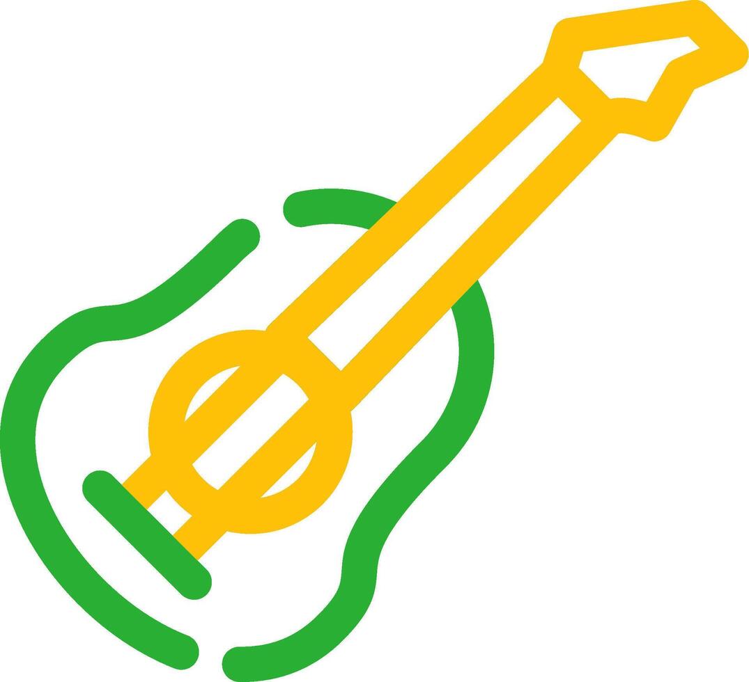 diseño de icono creativo de guitarra vector