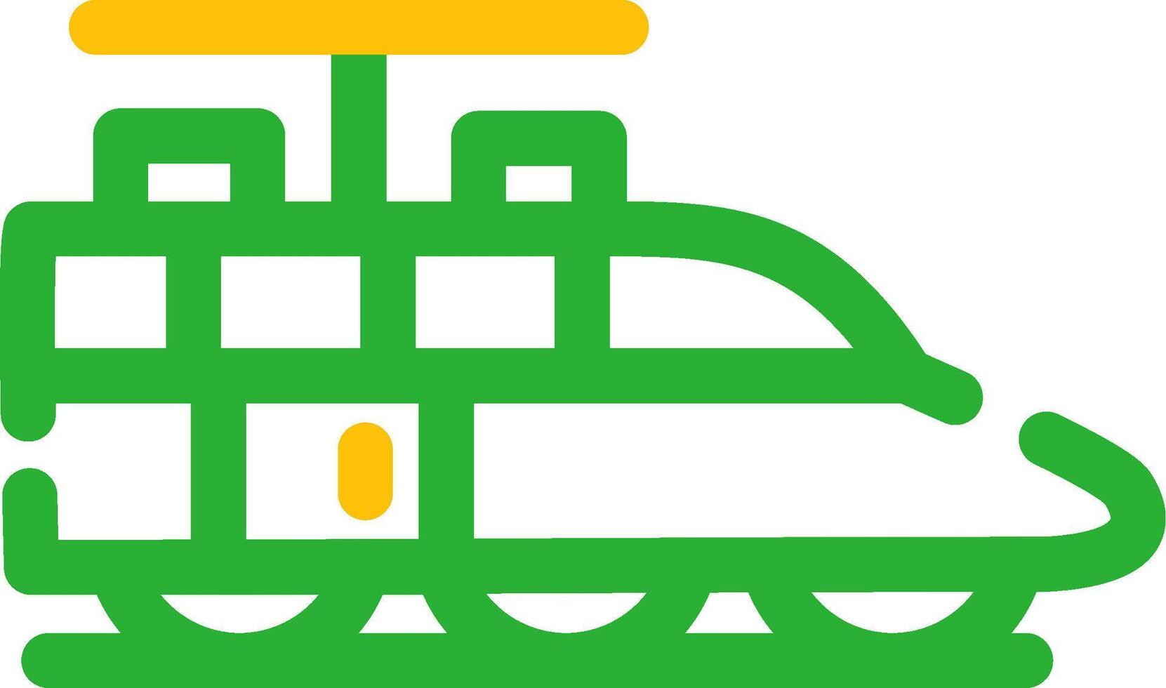 diseño de icono creativo de tren vector