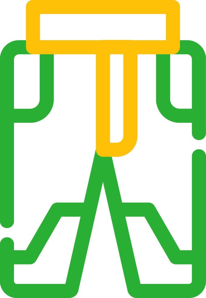 Ski Pant Creative Icon Design vector