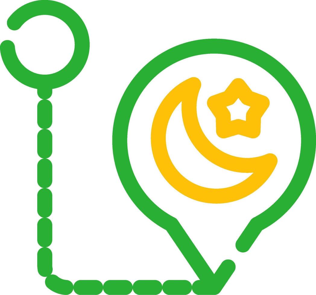 Pilgrimage Creative Icon Design vector