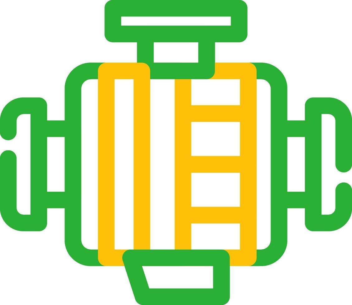Car Engine Creative Icon Design vector