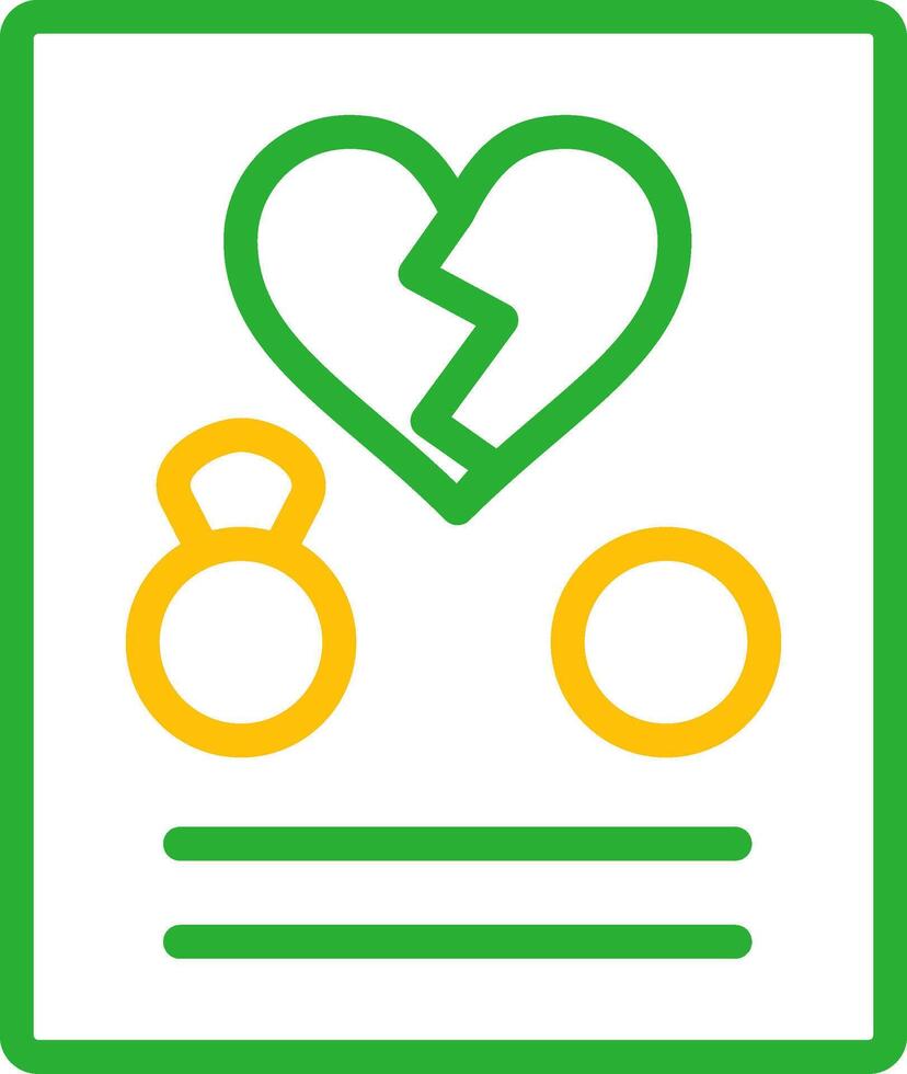 Line Two Color Design vector