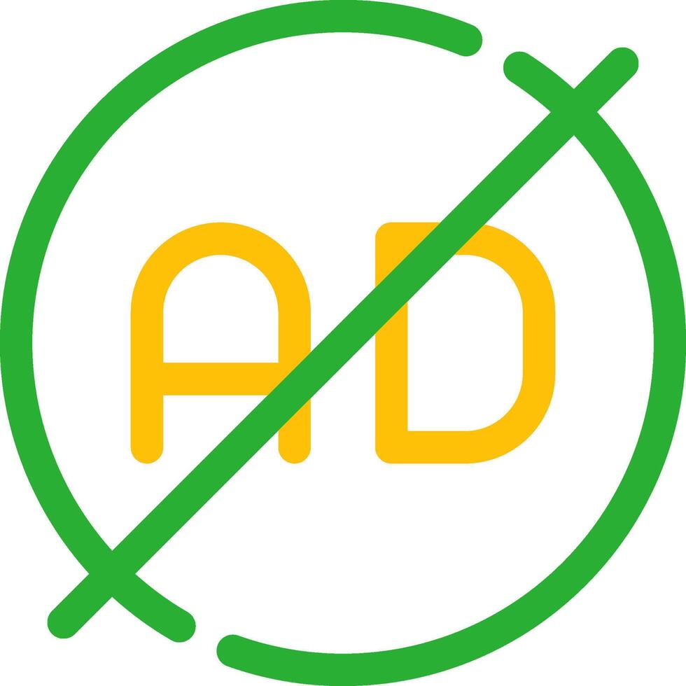 Ad Blocker Creative Icon Design vector