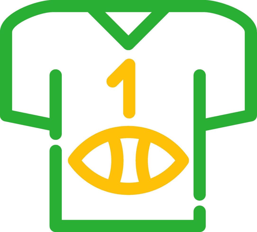 diseño de icono creativo de fútbol americano vector