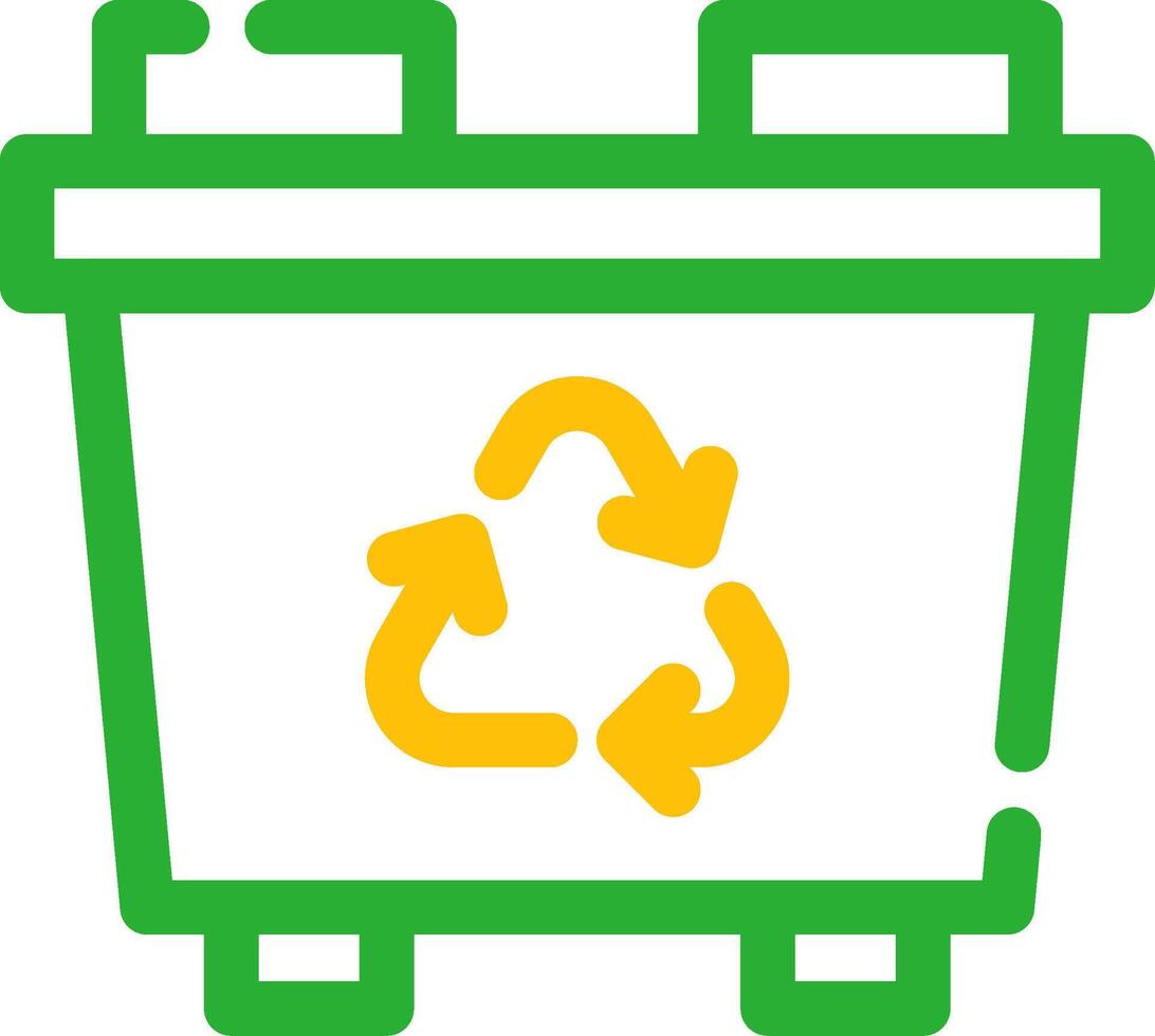 Recycling Bin Creative Icon Design vector