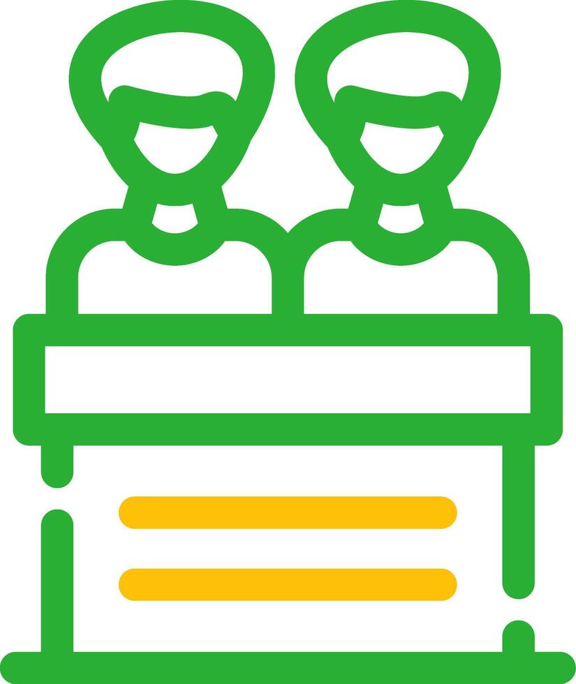 Line Two Color Design vector