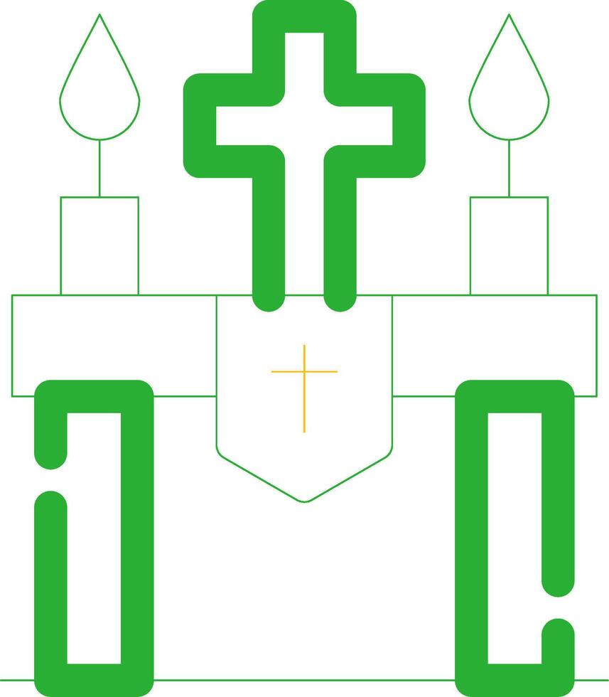 Altar Creative Icon Design vector