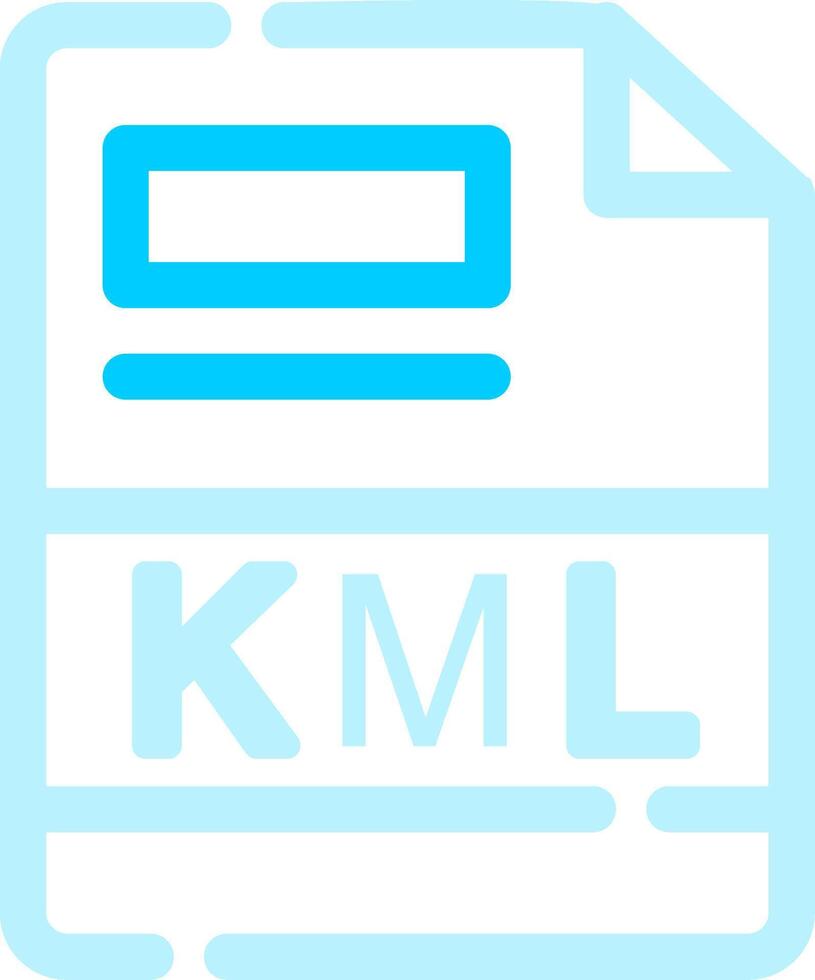KML Creative Icon Design vector